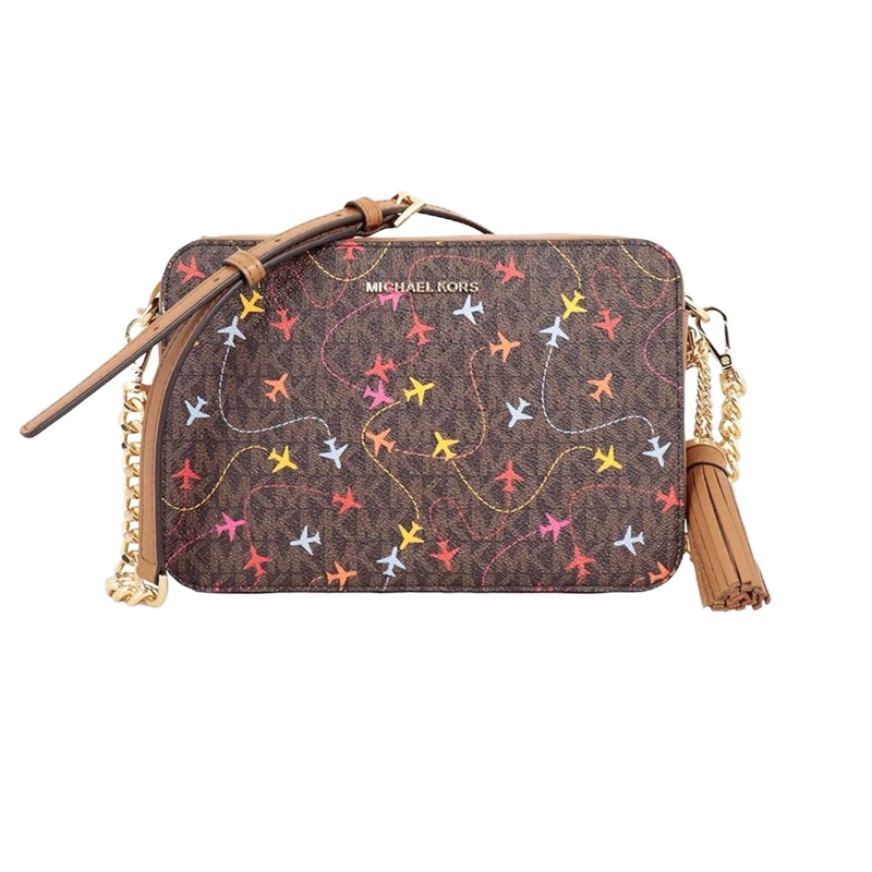 Michael Kors 迈克·科尔斯 女士斜挎包 32T0GJ6M2U-BROWNMULTI