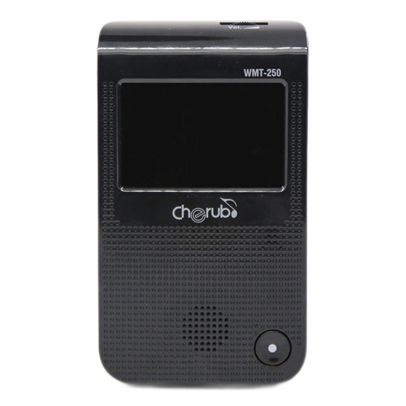 Cherub wmt-250吉他贝斯节拍器 USB手摇充电带录音调音功能