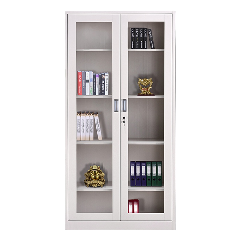 帅畅钢制办公文件柜铁皮柜矮柜资料密码带锁凭证档案员工储物更衣柜子通玻文件柜