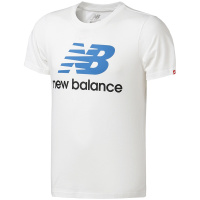 New Balance/NB男装短袖T恤运动休闲针织上衣常规运动T恤