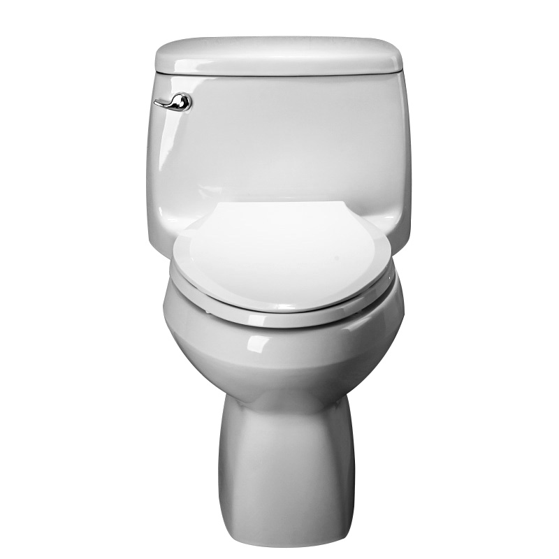 科勒马桶罗莎连体式座便器马桶侧按节水地排水坐便器K-17659T