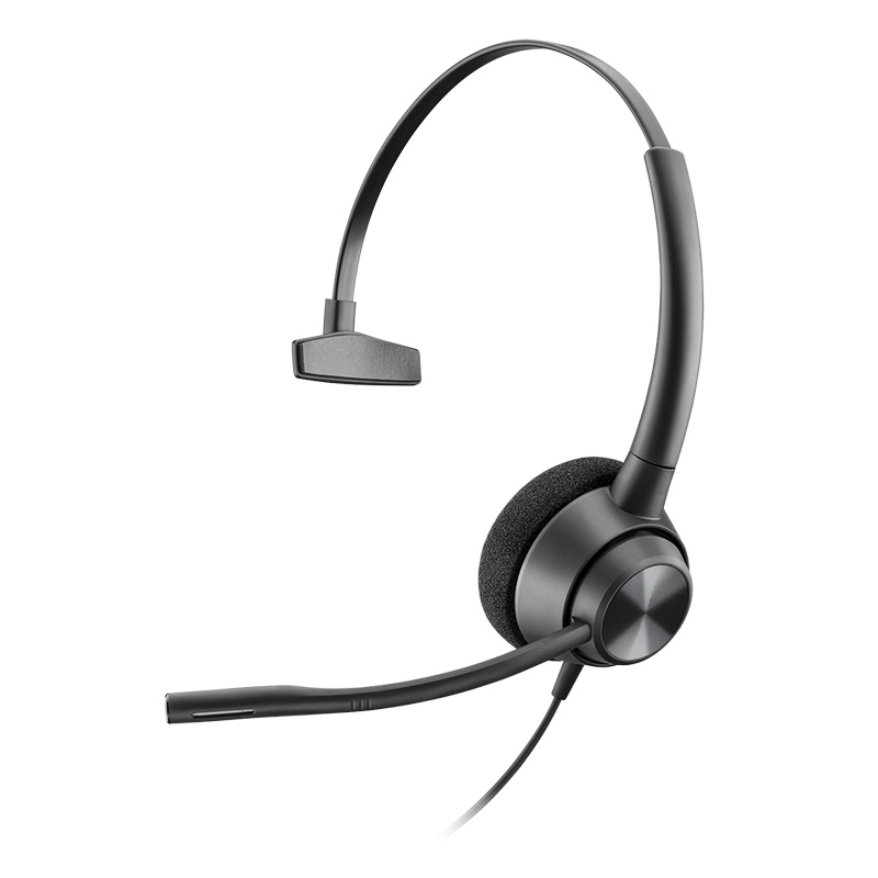 缤特力(Plantronics)EncorePro 310QD单耳头戴式呼叫中心话务耳机 客服办公降噪耳麦(QD头不含转