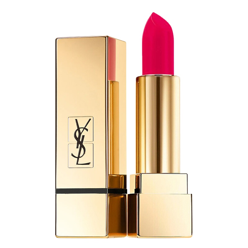 圣罗兰(YSL) 纯口红211# 蔷薇粉3.8g 迷魅纯漾方管唇膏 滋润保湿 防水持久显色 不易脱妆