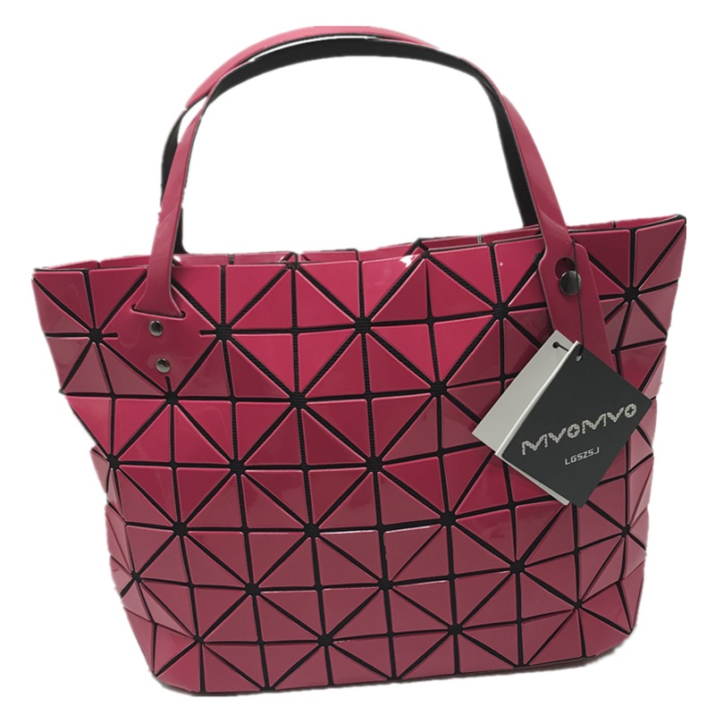 菱格三宅世家(MVO MVO LGSZSJ)新款菱格手提包几何折叠女士包7X10摇滚包
