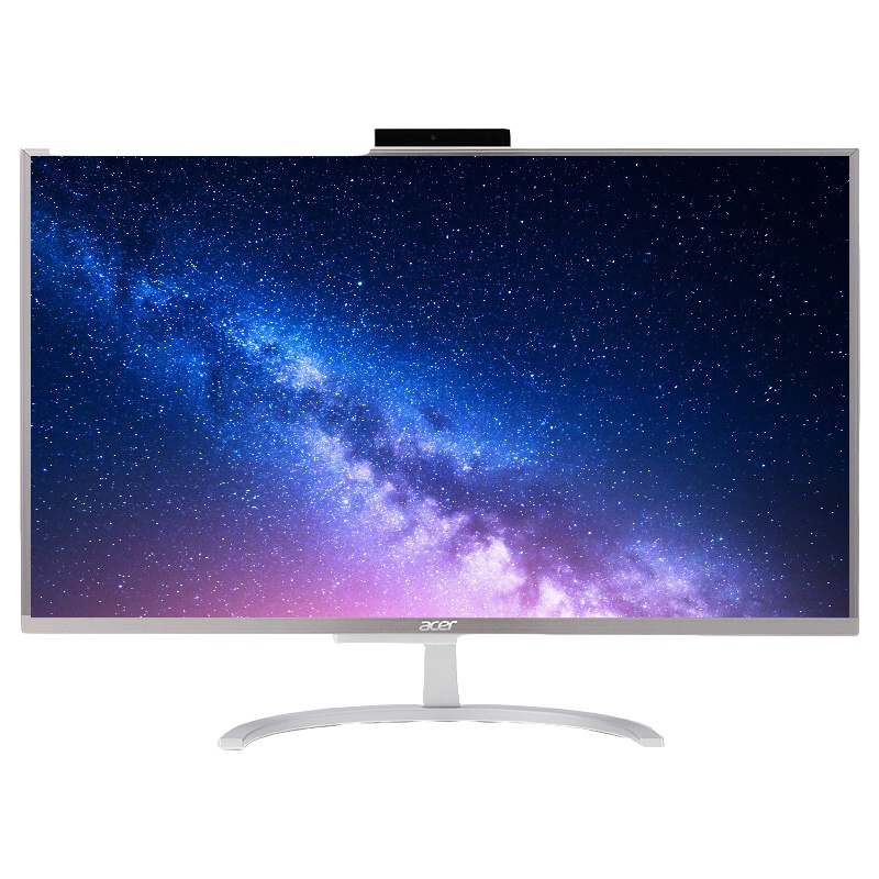 宏碁(Acer)蜂鸟C24-710S 23.8英寸超轻薄IPS窄边框游戏商务家用一体机台式电脑四核i5-8250U 8G 1TB+128GB固态 MX130/2G独显 定制