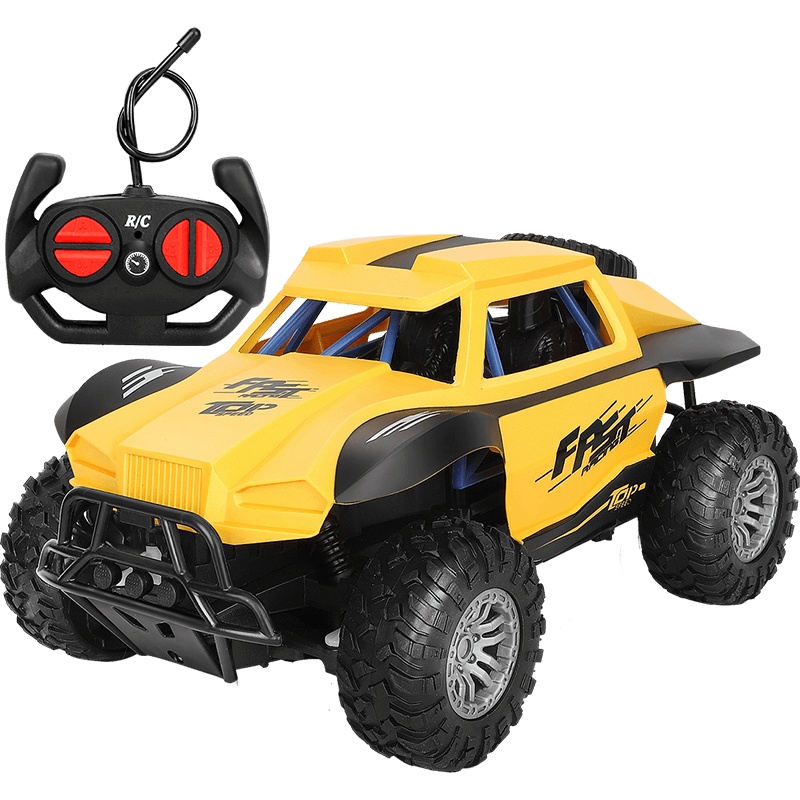 勾勾手(GOUGOUSHOU)遥控汽车儿童玩具男孩玩具遥控越野车攀岩充电防撞 1:16 越野车-黄色