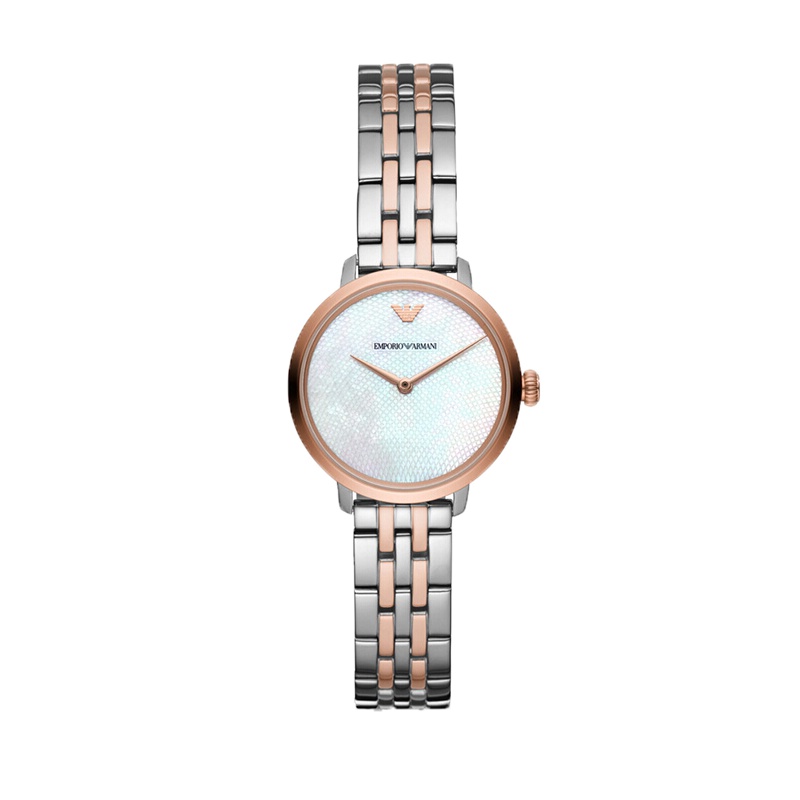 阿玛尼（Emporio Armani）女士手表经典时尚简约休闲石英钢带女士腕表