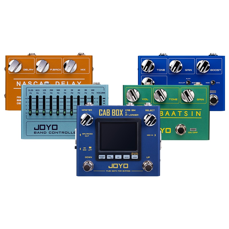 JOYO卓乐R系列单块效果器过载失真鼓机效果器IR箱模数字延时电源 乐器配件