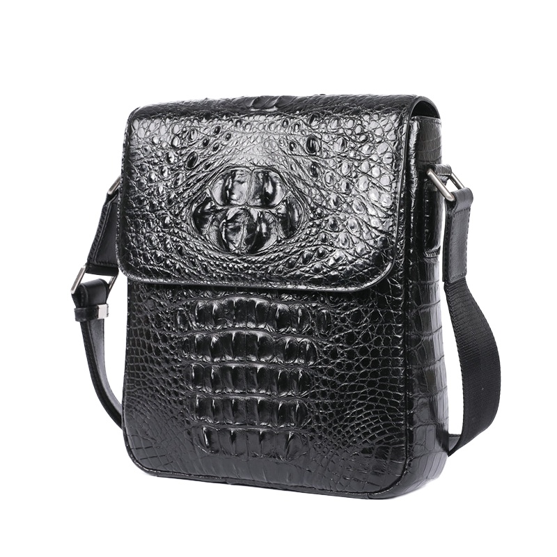 【顺丰配送】鳄鱼皮包背包出差包小包运动男单肩包男士斜跨包休闲包男包斜挎包