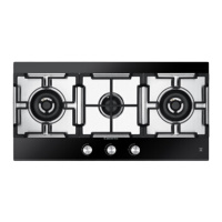 卡萨帝(Casarte)燃气灶JZT-CG17D3 钢化玻璃 烟灶联动 三灶头天然气燃气灶具