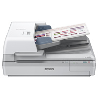 爱普生(Epson) DS-60000 A3幅面平板式+ADF馈纸式高速彩色文档扫描仪 双平台扫描仪(白色)