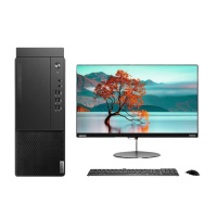 联想台式电脑启天M430（I5-10500 8G 256G+1T 集显 23.8寸大屏显示器 高端办公优选三年保新品）