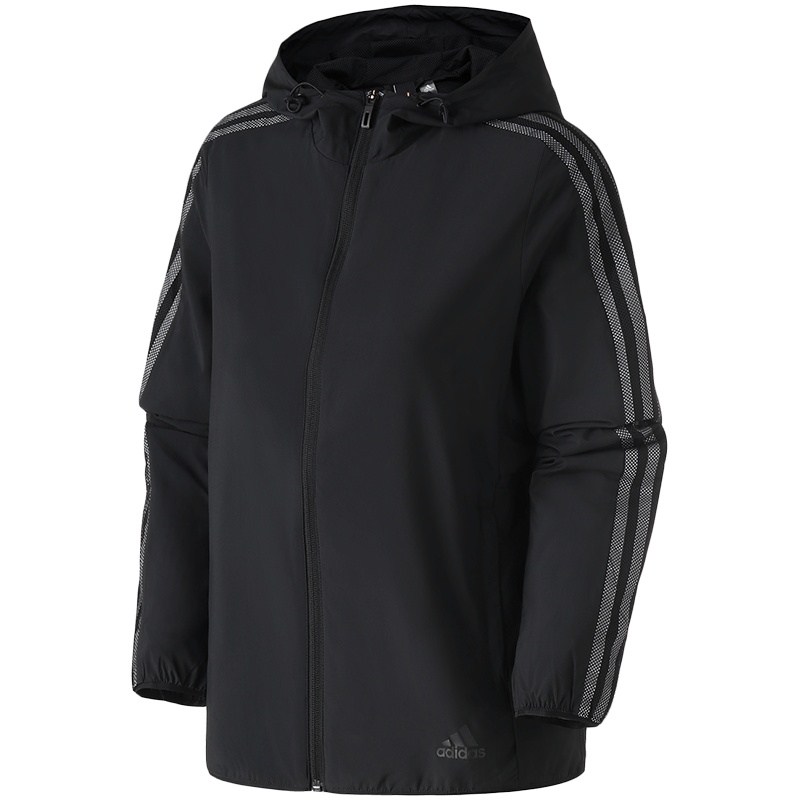 adidas女服外套夹克防风服休闲运动服DW4562