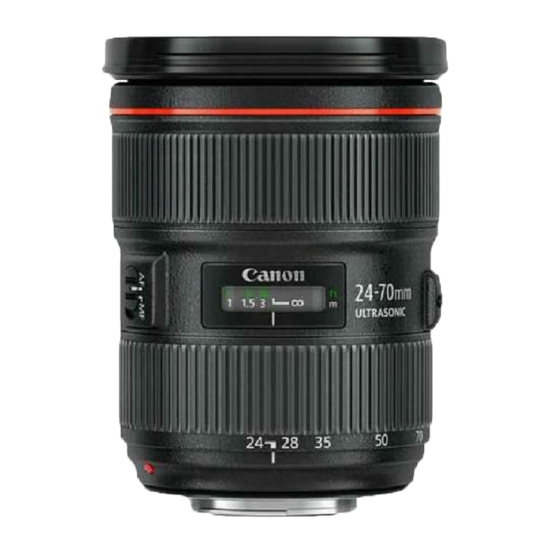 佳能(Canon)EF 24-70mm F2.8L II USM 佳能卡口 82mm口径 红圈广角变焦镜头