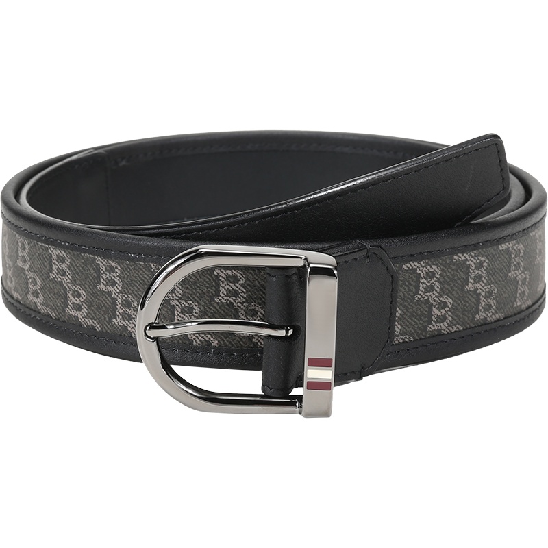 BALLY 巴利 男士 PVC针扣式腰带 DARKON 35 M PB