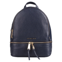 【直营】Michael Kors 迈克·科尔斯 海军蓝牛皮女士背包双肩包 30S5GEZB1L-ADMIRAL