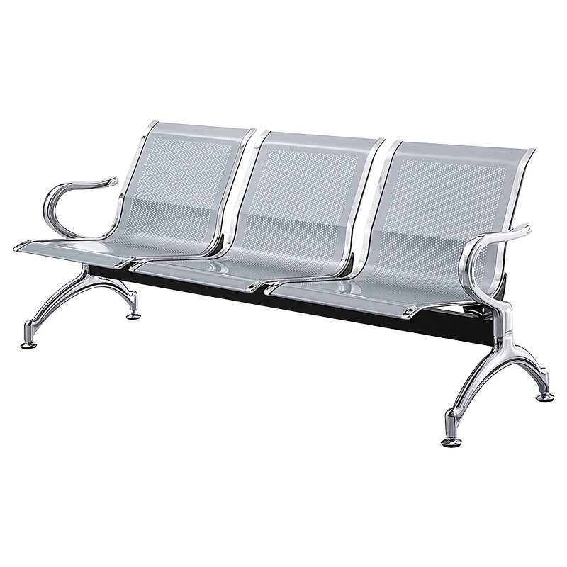 科朔 公共椅公共排椅银行等待椅机场等待椅排椅 三人位 KS-T-A03M