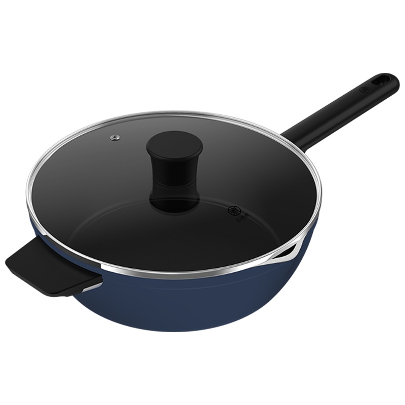 小米生态链知吾煮不粘炒锅灵动系列家用平底锅电磁炉适用多功能早餐牛排煎炒菜