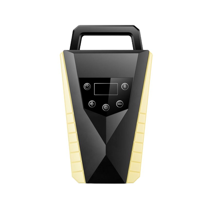 千钰车载充气泵小轿车便携式汽车电动轮胎多功能12v加气泵车用打气筒 数显预设胎压款[充满自动停+快速充气]