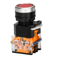 正泰 按钮开关 自复位自锁 一开一闭 LA38-11BN 红色 220V