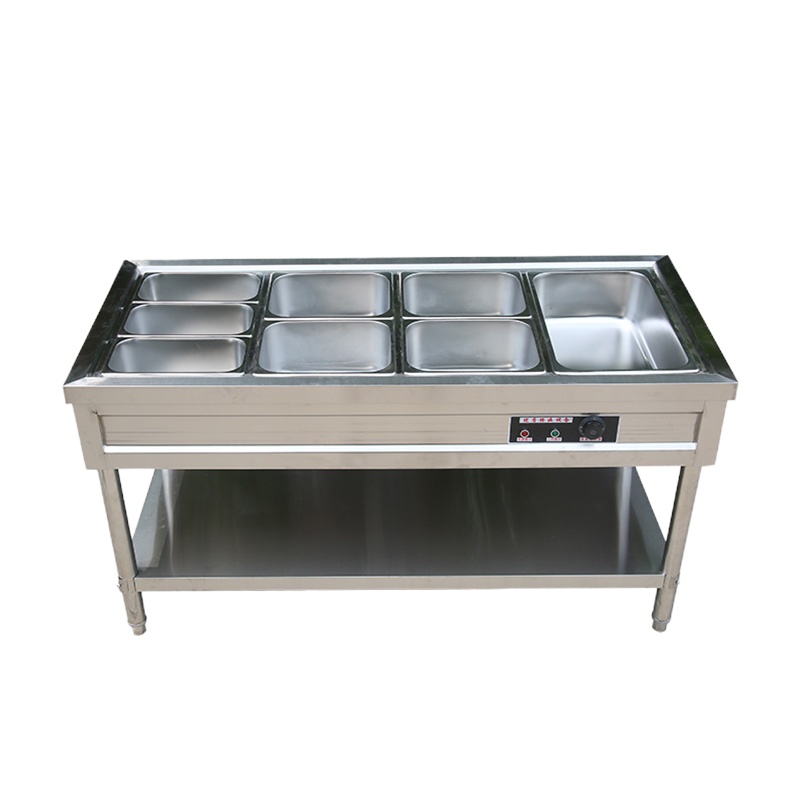 今创(jinchuang)五格保温台商用售饭台食堂快餐保温台售饭车快餐车电热多盆保温