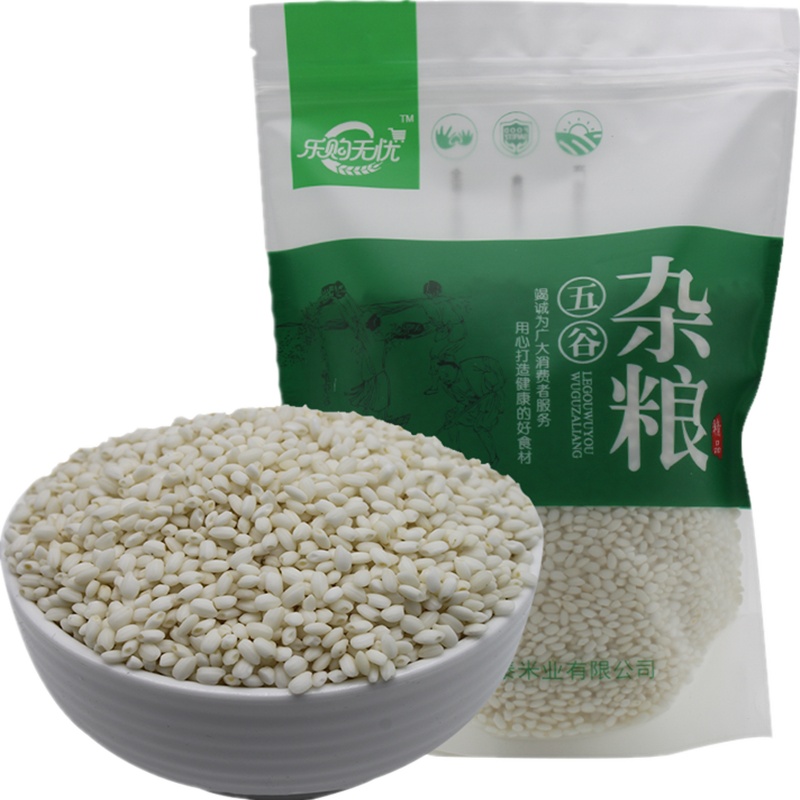 乐购无忧东北粘糯米500g江米糯米新白圆糯米东北糯米饭包粽子的米