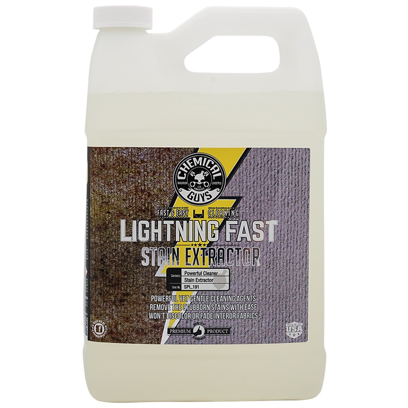 化学小子闪电内饰多功能清洁清洗剂汽车顶棚织物绒布真皮座椅泡沫3.78升