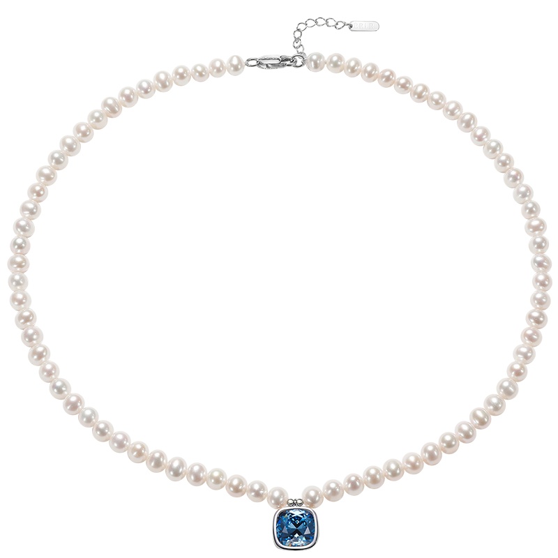 佰色传情淡水珍珠项链短复古法式小众设计锁骨链choker项圈新款