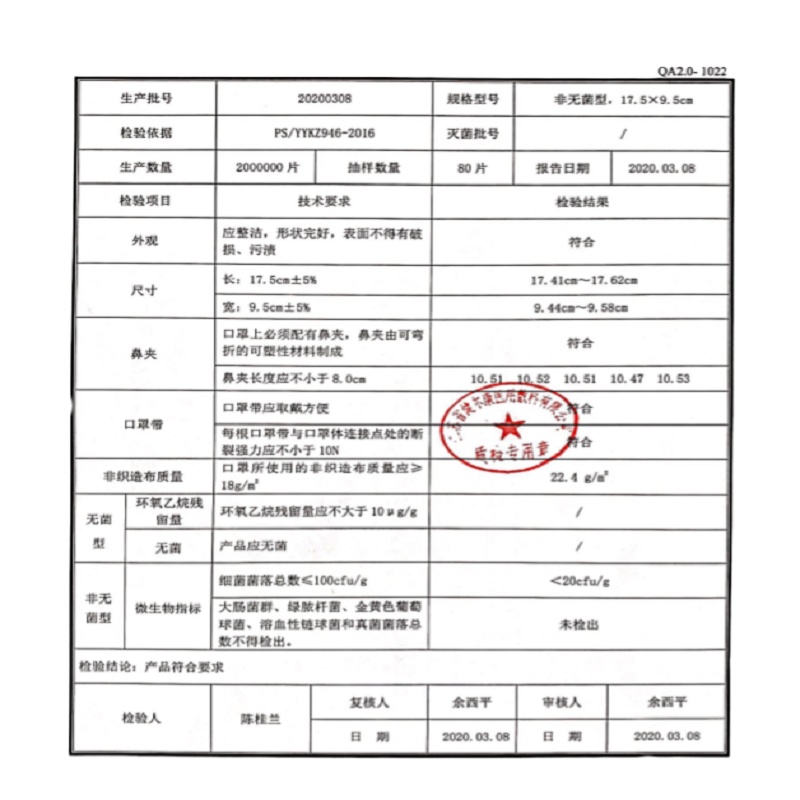 健卫康(健尔康)医用防护面罩2000个/箱