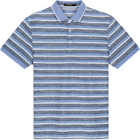 千纸鹤男装条纹短袖polo衫2020夏季新款休闲商务风上衣男25171