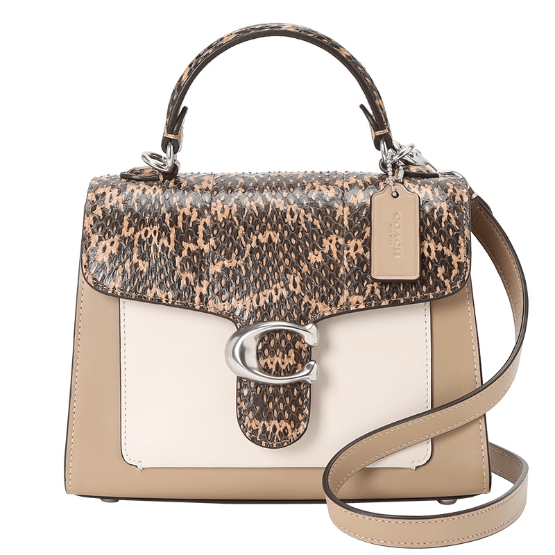 COACH蔻驰女包 TABBY通勤肩背 粒面皮手提包 斜挎包 3787