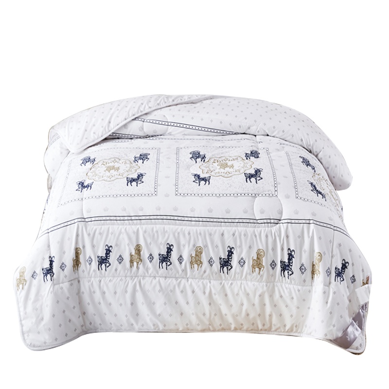 花花公子至尊青花羊毛被 HYMQH02