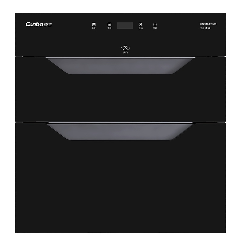 康宝(Canbo)嵌入式消毒柜家用 碗筷厨房110L大容量智能消毒碗柜XDZ110-ES580