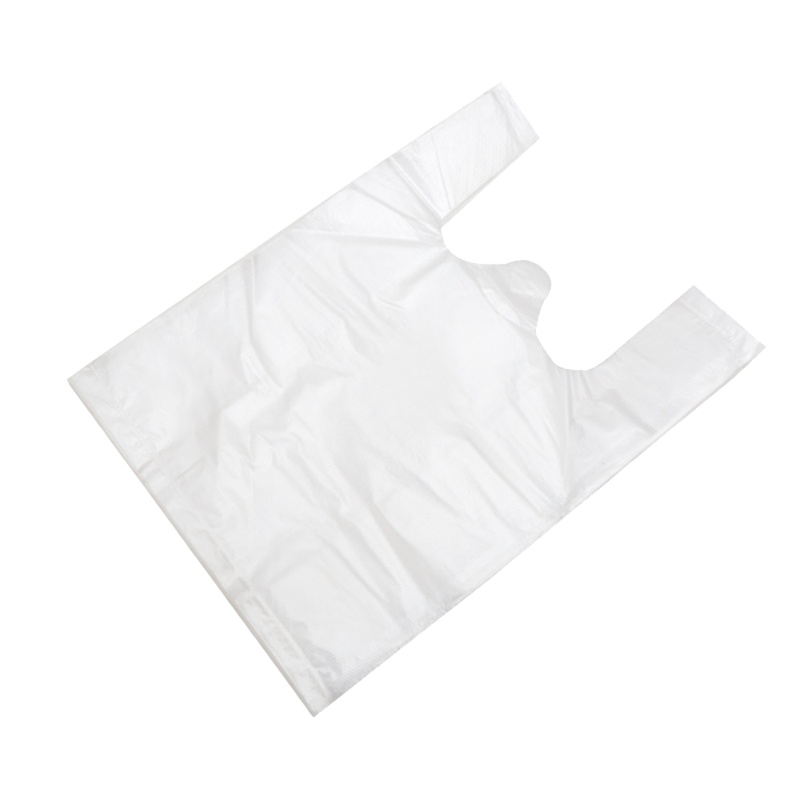 食品袋PE塑料袋超市袋背心袋QS手拎袋小号100个 1捆