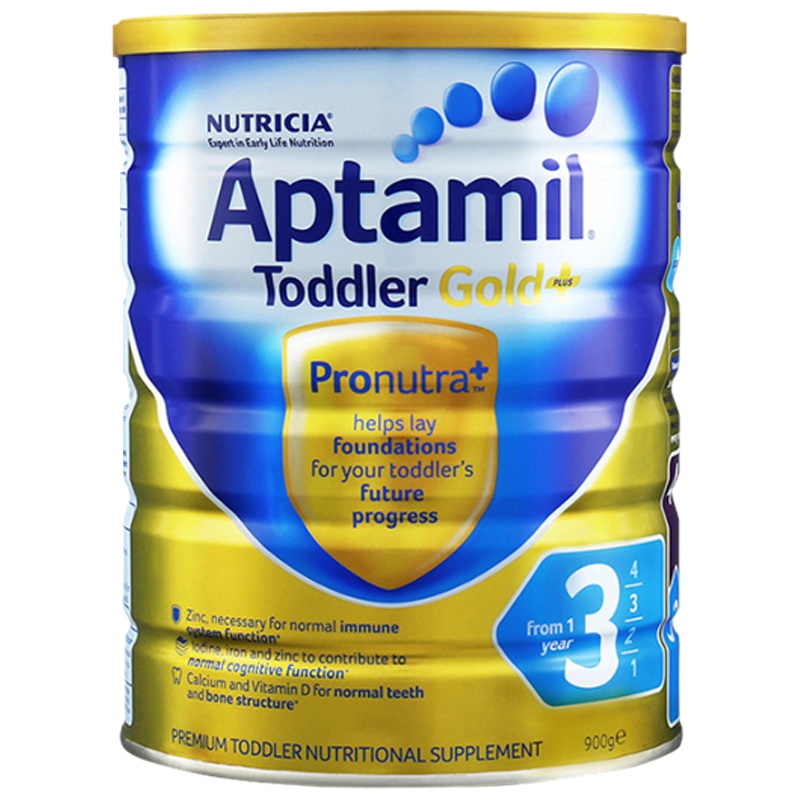 Aptamil澳洲爱他美金装奶粉 3段900g/罐1-3岁 澳洲原装进口[6罐装]效期:26.2