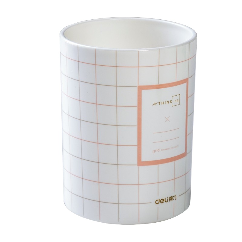 得力 个性糖果色时尚笔筒 9122 单个装 颜色随机