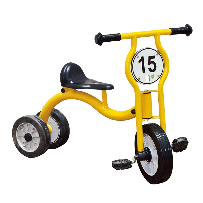 华森葳儿童 童车 威力好骑三轮车-黄色