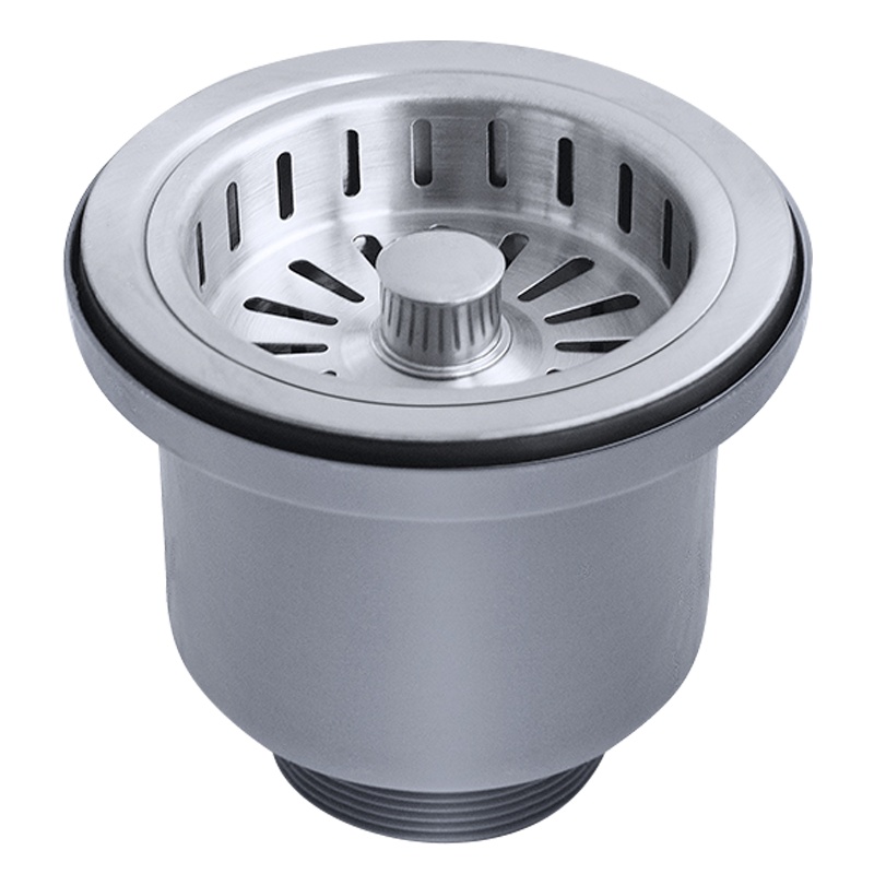 潜水艇不锈钢洗菜盆下水器提篮漏斗漏塞水槽下水管滤网提笼盖配件CCQ50-110