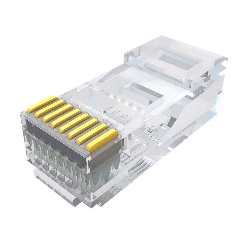 海康威视 六类网络水晶头 100个装