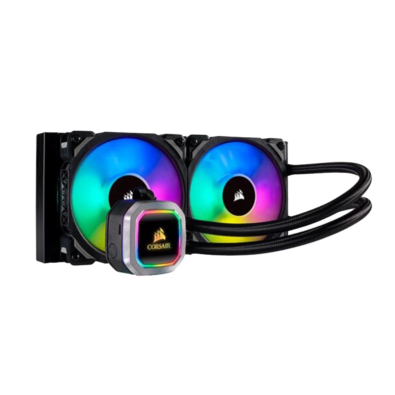 美商海盗船 （USCORSAIR） H100i RGB PLATINUM 双风扇一体式水冷散热器