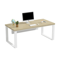 鑫金虎 新中式办公桌老板桌总裁桌办公桌椅组合简约主管桌经理桌办公家具办公桌椅侧柜组合(颜色/副柜左右选择备注)