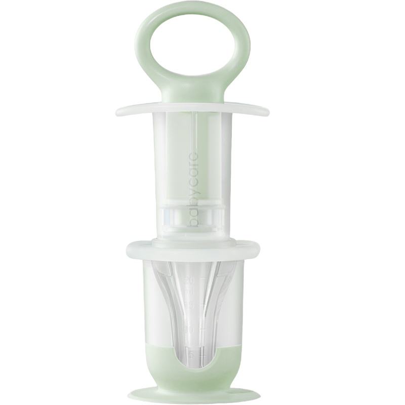babycare婴儿喂药器 儿童针筒式喂水吃药防呛神器 宝宝喝水器 雾绿 1203