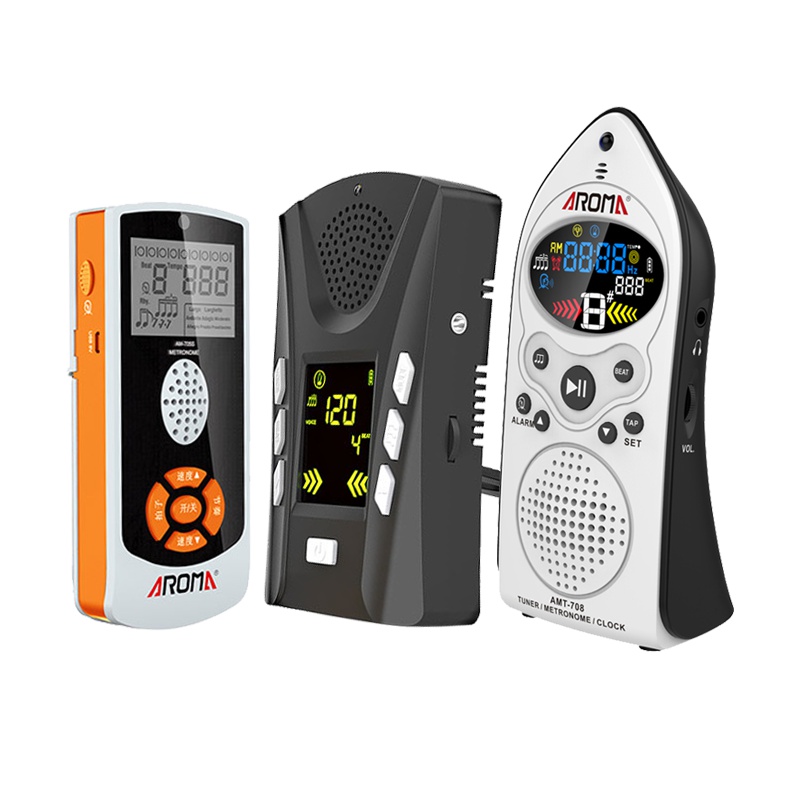AROMA 阿诺玛AM-705S 吉他贝斯钢琴电子人声节拍器通用节奏器 乐器配件
