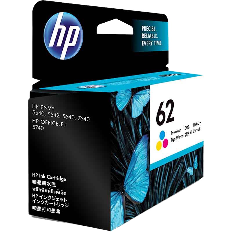 惠普(HP) C2P06AA 62号 原装彩色墨盒 (适用于HP OfficeJet 200 移动打印机)