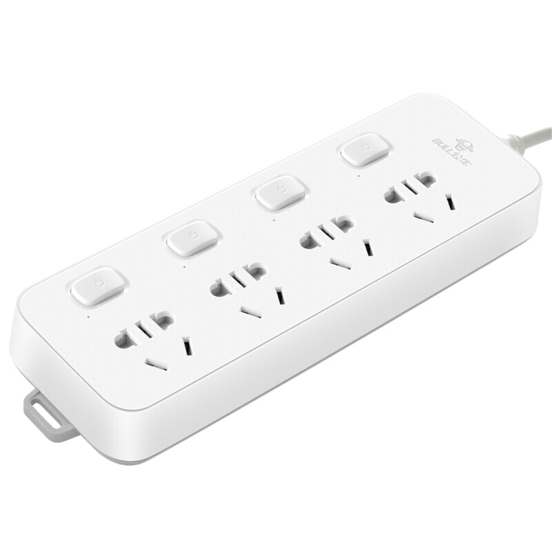 公牛(BULL)新国标分控插座/插线板/插排/排插/接线板/拖线板 GN-B3043 4位分控 全长1.8米