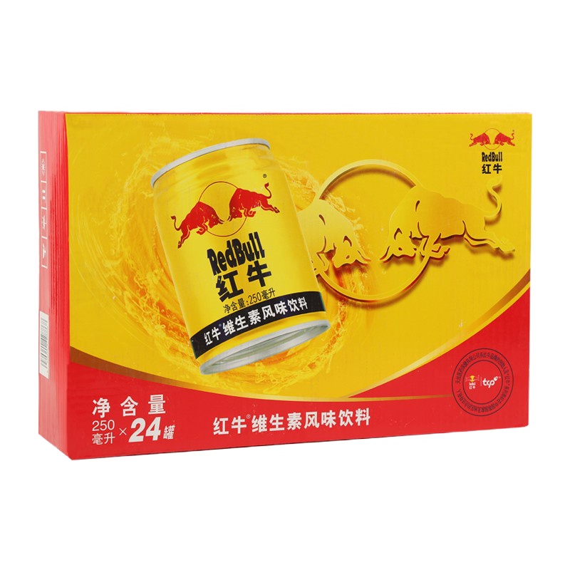 DP 红牛 维生素风味饮料 250ml*24罐 整箱装