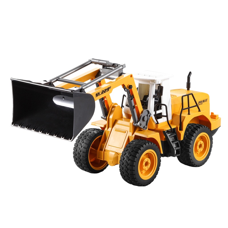 双鹰doubleeagle 手动装载车 真车比例1:20 可手动开门、上升下降装卸 儿童工程玩具车 E229-001