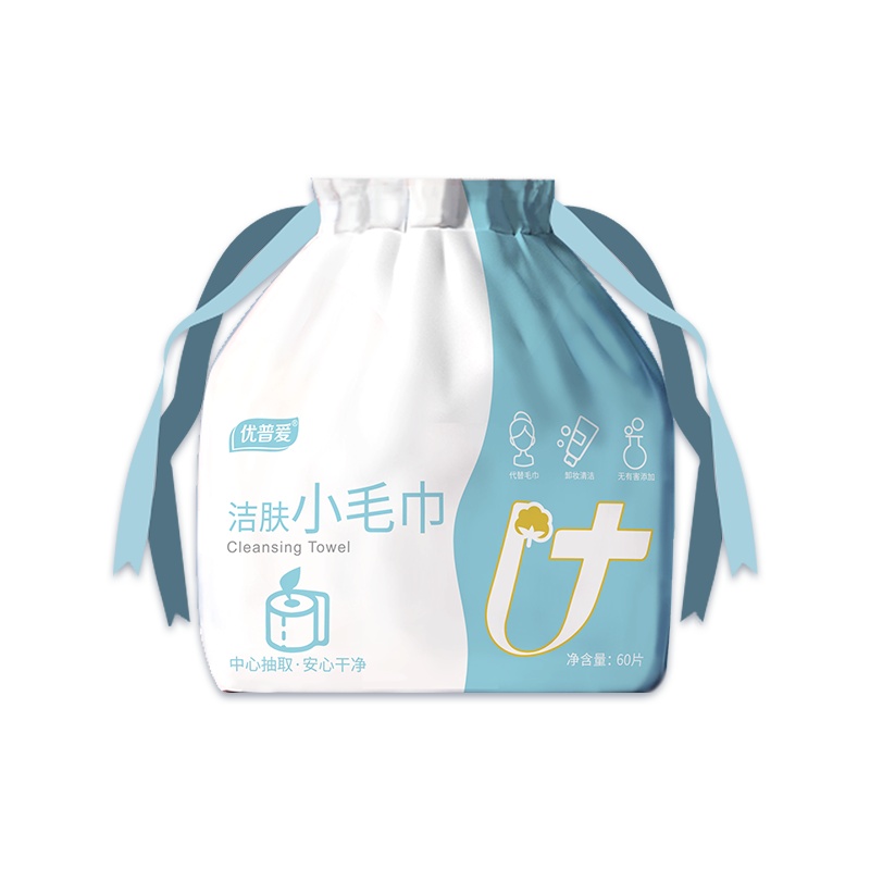 优普爱干湿两用巾小毛巾洗脸巾 60抽3卷