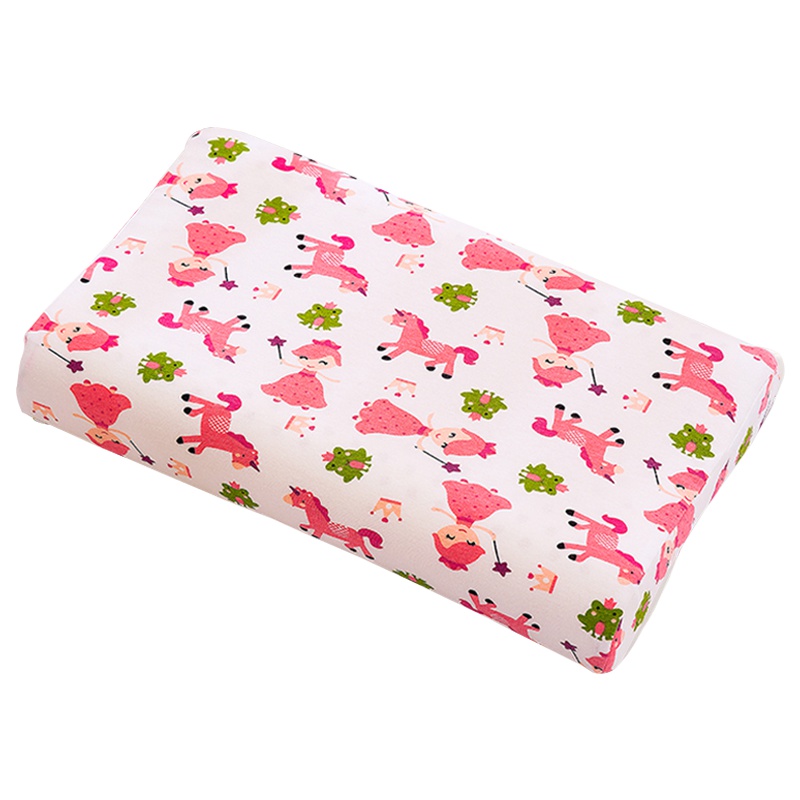 泰念Tai nian儿童乳胶枕头泰国天然乳胶3-6岁儿童护颈枕四季通用含卡通纯棉枕套44*27/*6cm