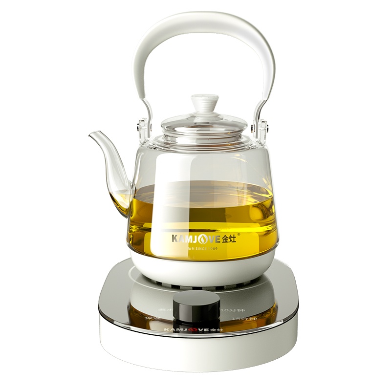 金灶 A-66 玻璃提梁壶带手把煮茶器智能电茶炉家里电水壶白色